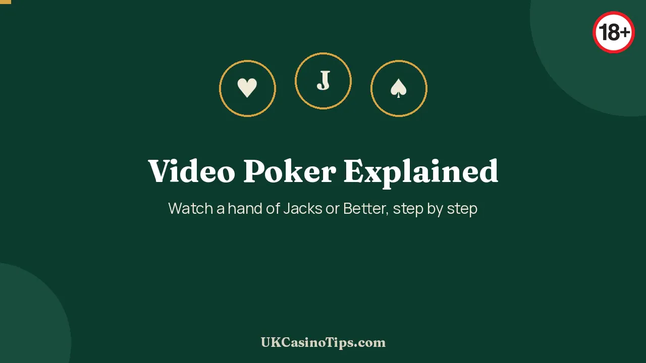 Video poker: Jacks or Better explained